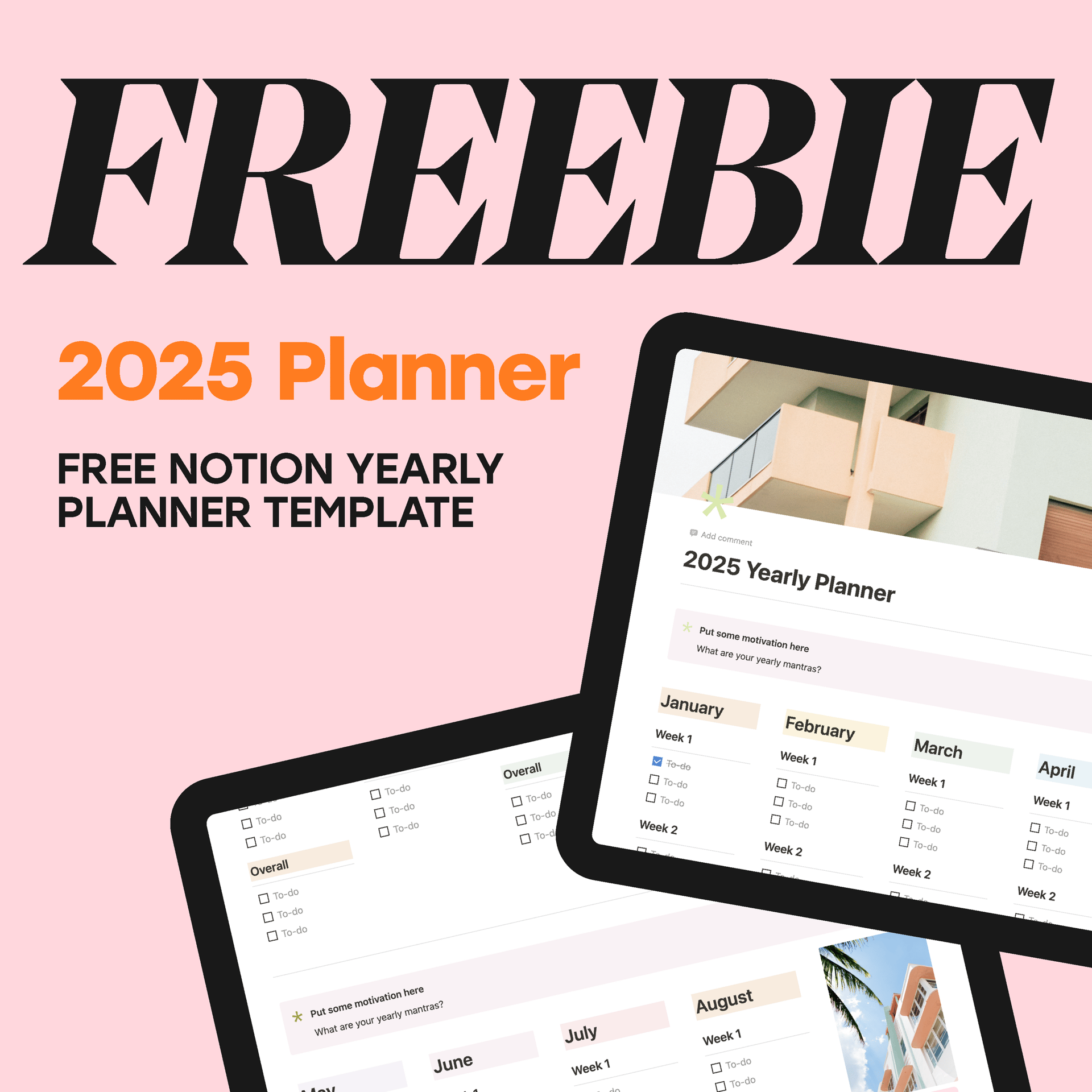 FREEBIE! 2025 Planner | Organise your Year in Style
