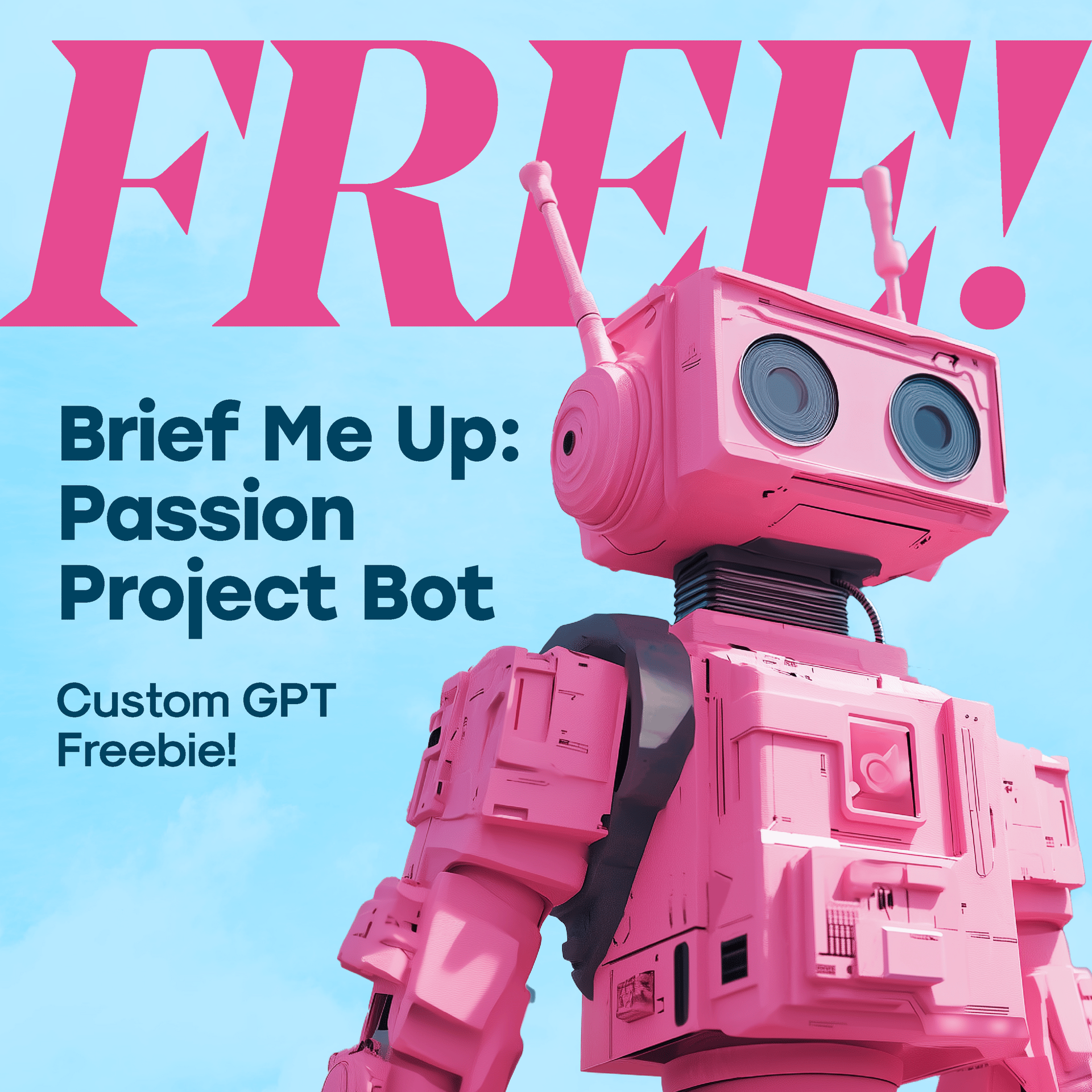 FREEBIE! 'Brief Me Up' Passion Project Inspo Bot | Custom GPT by Design by Ayelet